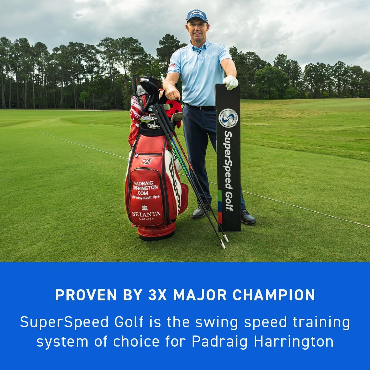| Swing Speed Training System | Gain Swing Speed and 20 Yards | Speed Sticks™ Used by Padraig Harrington | App Training Protocols