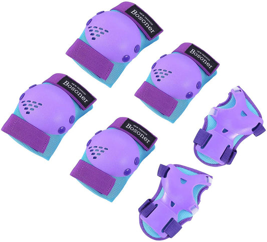 Kids/Youth Knee Pad Elbow Pads for Roller Skates Cycling BMX Bike Skateboard Inline Rollerblading, Skating Skatings Scooter Riding Sports