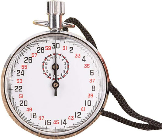 Mechanical Stop Watch, Digital Sports Stopwatch Timer, SXJ504 Sports Stopwatch Timer with Storage Box for Sports Referee Count Timer, Handheld Sports Chronograph for Sports Coaches Fitness